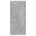 Melad Gri Soyut Modern Geometrik Etnik Eskitme Desenli Boho Makinada Yıkanabilir Hafif Hav Toz Vermez Leke Tutmaz Kaymaz Taban Dijital Makine Baskı Halı Oturma Odası Salon Yolluk Koridor Mutfak Halısı