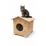 MELADA Kedi yuvası Yağmura Ve Soğuğa Dayanıklı Osb Kedi Evi Yuvası (DENİZ TUT.) DEMONTE GÖNDERİLİR.