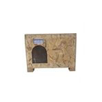 Melada Mobilya Melada Kedi Evi Dış Ortam Uygun Ahşap Kedi Evi Osb 53x41x35 Cm MLD0CAT48
