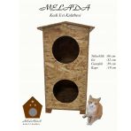 Melada Mobilya Sokak Hayvanları Kedi Evi (Dublex 1)