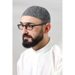 Melanj Safir Dantel Detayli Orme Namaz Takkesi