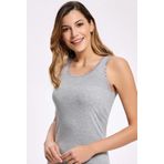Melanjlı Dantelli Geniş Askılı Atlet