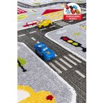 MELARİS HALI 3 Boyutlu Trafik Arabalı Halı Dokuma Çocuk Halısı Anaokul Kreş Oyun Halısı
