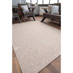 Melaris Halı Celesta Naturel Jüt Halı Örme Kilim Sisal Hasır Halı Mutfak Balkon Halısı - 80 x 150 cm - Krem
