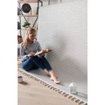 Melaris Halı Grove Yumuşak Örgü Bukle Modern Dokuma Halı Çocuk Oturma Odası Halısı Salon Mutfak Halısı - Gri - 80 x 300 cm