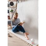 Melaris Halı Korya Yumuşak Örgü Bukle Modern Dokuma Halı Çocuk Oturma Odası Halısı Salon Mutfak Halısı - Beyaz - 200 x 290 cm