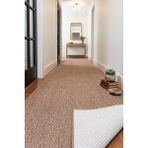Melaris Halı Yeni Nesil Çerçeveli Sisal Yolluk Yumuşak Dokuma Kilim Kaymaz Pamuk Taban Bordürlü Halı - Bej - 80 x 150 cm