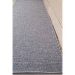 Melaris Halı Yolluk Milla Naturel Jüt Halı Örme Kilim Sisal Hasır Halı Mutfak Balkon Halısı - Gri - 80 x 150 cm