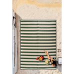 Melaris Plaj Karavan Halısı Hasır Kilim Katlanabilir Halı Balkon Teras Bahçe Kamp Halısı - 150 x 210 cm - Haki Yeşil