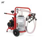 Melasty Ecomini İkili Koyun Süt Sağma Makinesi (Alüminyum Güğüm-Kauçuk) (Kuru)