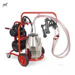 Melasty İkili Keçi Süt Sağma Makinesi (Paslanmaz Güğüm-Kauçuk) (Kuru)