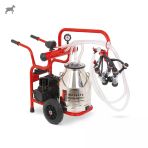 Melasty Junior İkili Keçi Süt Sağma Makinesi (Paslanmaz Güğüm-Kauçuk) (Kuru)