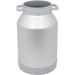 Melasty Süt Sağma Makinesi Alüminyum Süt Güğümü (40 Litre Iki Kulplu Dar Ağız) (Kapak Hariç)