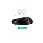 Melasty Süt Sağma Makinesi İkili Nabız Hortumu Siyah (Ø7xØ14mm) (2,25M - Kesili)