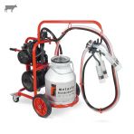 Melasty Tekli İnek Süt Sağma Makinesi (Alüminyum Güğüm-Silikon) (Kuru)