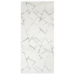 Melba Gri Geometrik Modern Geometrik Etnik Desenli Boho Makinada Yıkanabilir Hafif Hav Toz Vermez Leke Tutmaz Kaymaz Taban Dijital Makine Baskı Halı Oturma Odası Salon Yolluk Koridor Mutfak Halısı