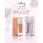 Melberry Cosmetics Melberry 2'li Paket - Fondöten - Kolajen Krem - Light