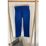 MELEK BEBE BUTİK Saks Mavisi Likralı Keten Unisex 23 Nisan Çocuk Pantolon Gösteri Kostüm