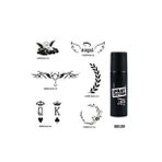 Melek Çiçek Spray Tattoo Geçici Dövme Yapma Seti Sprey Dövme Kiti