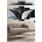 Melek Kanadı 5 Parça Kanvas - Canvas Tablo