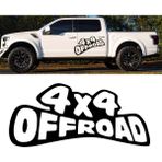 Melek Pazarı 4x4 off Road Yazı Siyah 60x27 cm Oto Sticker