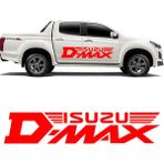 Melek Pazarı S1734 Isuzu D-Max Sticker off Road Kırmızı 25x5 cm Oto Sticker