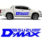 Melek Pazarı S1734 Isuzu D-Max Sticker off Road Mavi 40x8 cm Oto Sticker