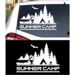 Melek Pazarı Yazı Tercihli, Yaz Kapı Sticker, Kamp Karavan STICKER-S1743 - 60 x 90 cm - Beyaz