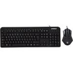Melek Store Everest UN-797 Plus USB Kablolu Multımedya Q Klavye-Optık Mouse Set