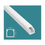 Melek Yapı Yapışkanlı Kablo Kanalı 1 mt - 16x16 - Beyaz