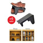 Meleni Home 6'Lı Ayakkabı Düzenleyici Rampa