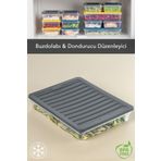 Meleni Home Mikrodalga Uyumlu Saklama Kabı Erzak Kabı Antrasit 1 X 2400ml
