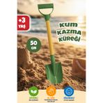 Meleni Toys Kum Kazma Küreği - Çocuk Bahçe Plaj Kum Aktivite Oyuncağı Yeşil