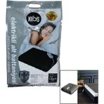 Melf Shop Çok Renkli Elektrikli Alt Battaniyesi Çift Kişilik 120X150CM (K0) Düz Pamuk Polyester Tek Ebat - Acı Kahve - 100 x 120 cm