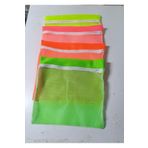 MELFSHOP 4 Adet 4 Renk Fermuarlı - Hassas Çamaşır Terlik Ayakkabı Yıkama Filesi Büyük Boy (336336)