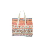 MELFSHOP Baghashtag Etnik Baskılı Gabardin Bez Çanta
