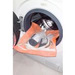 MELFSHOP Turuncu - Fermuarlı - Hassas Çamaşır Terlik Ayakkabı Yıkama Filesi Büyük Boy (336336)