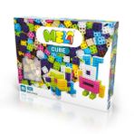 Meli Minis Cube Pink 200 parça yapı taşı (2 x 2 cm) pastel renklerde, 3 yaşından büyük çocuklar için yaratıcı yapı oyuncağı, motor becerilerini ve hayal gücünü teşvik eder