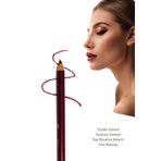 Melien 1 Ad Mürdüm Suya Dayanıklı Dudak Kalemi Eyeliner Kalemi Kaş Boyama Göz Altı Makyaj Kalemi Seti Aksesuar