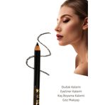 Melien 1 Ad Siyah Suya Dayanıklı Dudak Kalemi Eyeliner Kalemi Kaş Boyama Göz Altı Makyaj Kalemi Seti Aksesuar