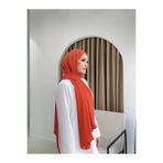 Melike Tatar Ayrobin Şal 32-2332 STD TURUNCU