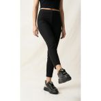 Melinta Shoes Melinta Kadın Günlük Leopar Desen Yüksek Taban Ortopedik Spor Sneaker Ayakkabı - Siyah