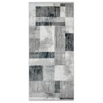 Melio Gri Geometrik Modern Geometrik Etnik Desenli Boho Makinada Yıkanabilir Hafif Hav Toz Vermez Leke Tutmaz Kaymaz Taban Dijital Makine Baskı Halı Oturma Odası Salon Yolluk Koridor Mutfak Halısı