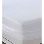 Melis Home Polyester Sıvı Geçirmez Alez, Fitted - 180 x 200 cm - Beyaz