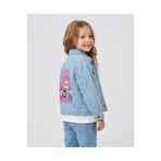 melisam.msg Kız Çocuk Denim Kot Ceket Labubu