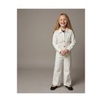 melisam.msg Kız Çocuk Gabardin Ceket Pullu Cep %100 Cotton