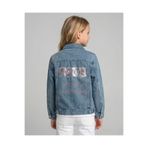 melisam.msg Kız Çocuk%100 Keten Denim Kot Ceket VGUE