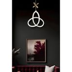Melisia White Gold Tek Renk Modern Sarkıt LED Avize - Beyaz - Gold