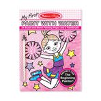 Melissa & Doug My First Su Sanat PEDLİ Boya - Cheerleaders, Çiçekler, Periler ve daha fazlası (24 Sayfalar)