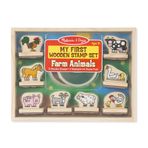 Melissa&Doug 2390 Farm Animals My First Wooden Stamp Set